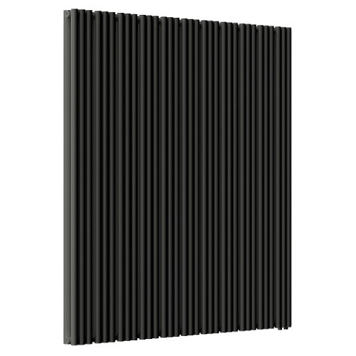 Стальной трубчатый радиатор отопления Empatiko Takt LR2-1312-2000 Coal Black
