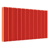 Стальной трубчатый радиатор отопления Empatiko Takt S2-1312-500 Scarlet Red 