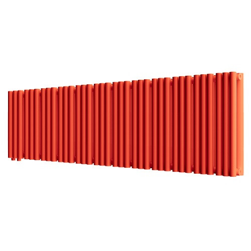 Стальной трубчатый радиатор отопления Empatiko Takt LR2-1552-300 Scarlet Red 