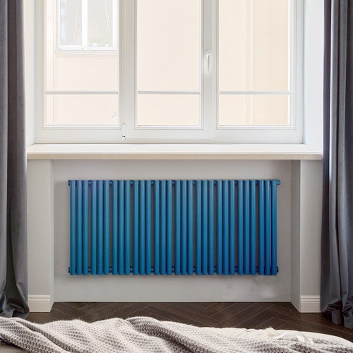 Стальной трубчатый радиатор отопления Empatiko Takt S1-712-2000 Evening Blue
