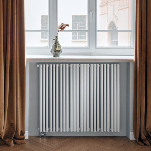 Стальной трубчатый радиатор отопления Empatiko Takt L1-952-200 Cream Grey