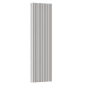 Стальной трубчатый радиатор отопления Empatiko Takt S2-472-2000 Cream Grey 