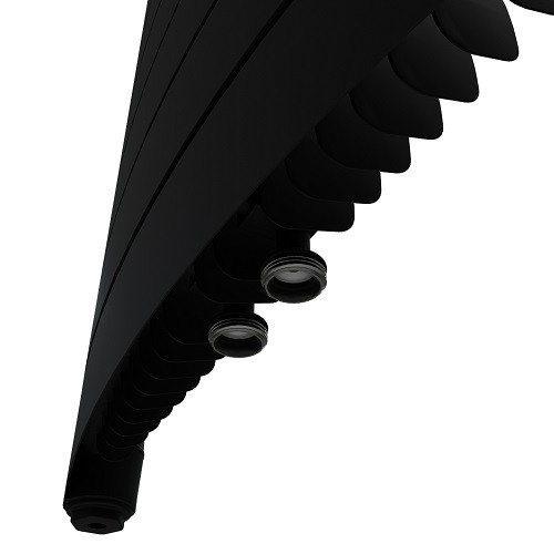 Биметаллический радиатор отопления Rifar Convex Ventil 500-22 Антрацит Биметаллический радиатор отопления Rifar Convex Ventil 500-22 Антрацит