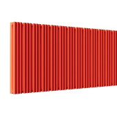 Стальной трубчатый радиатор отопления Empatiko Takt S2-1792-500 Scarlet Red 