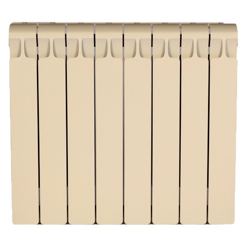 Биметаллический радиатор отопления Rifar Monolit 500 8 секций Айвори Биметаллический радиатор отопления Rifar Monolit 500 8 секций Айвори