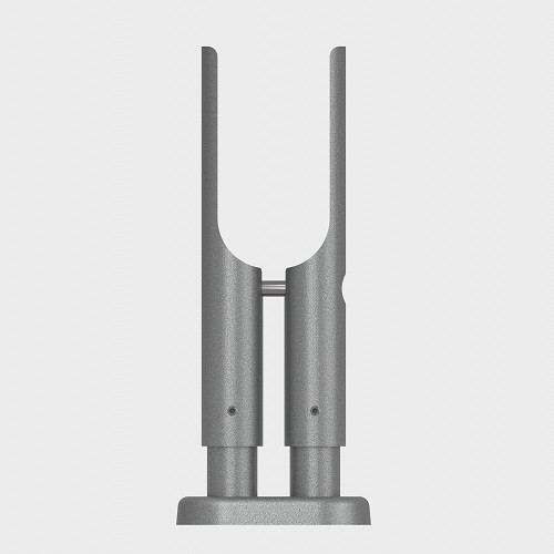 Кронштейн напольный RIFAR регулируемый для 2-x трубчатых радиаторов, цвет - титан