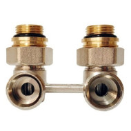 Узел нижнего подключения Arrowhead Element двойной угловой G 3/4" - 1/2"