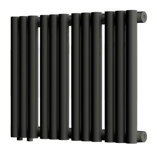 Стальной трубчатый радиатор отопления Empatiko Takt L1-472-300 Coal Black Стальной трубчатый радиатор отопления Empatiko Takt L1-472-300 Coal Black