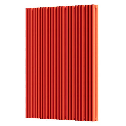 Стальной трубчатый радиатор отопления Empatiko Takt S2-952-1750 Scarlet Red