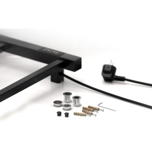 Электрический полотенцесушитель Стилье Формат 26 800х400, правый, чёрный