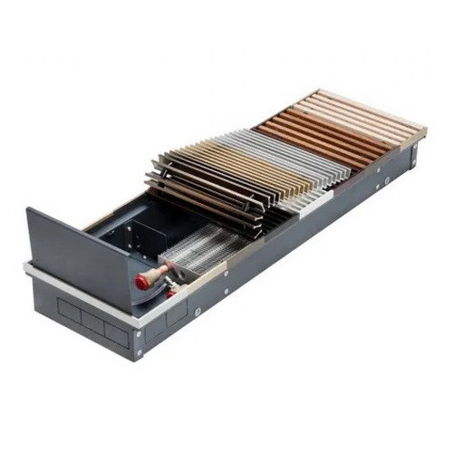 Конвектор внутрипольный VELAR KWH 200-70-2000, с решеткой цвет - Серебро