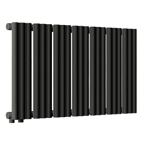 Стальной трубчатый радиатор отопления Empatiko Takt L1-832-300 Coal Black