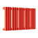 Стальной трубчатый радиатор отопления Empatiko Takt S1-592-200 Scarlet Red