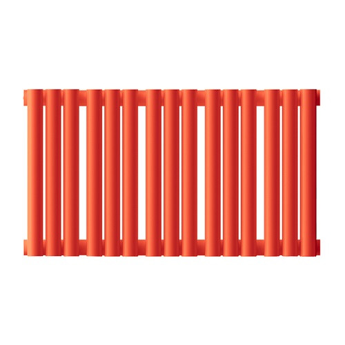 Стальной трубчатый радиатор отопления Empatiko Takt S1-592-200 Scarlet Red