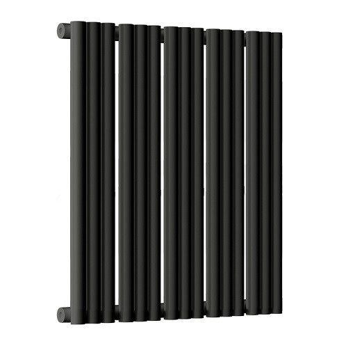 Стальной трубчатый радиатор отопления Empatiko Takt S1-592-500 Coal Black