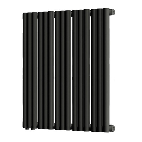 Стальной трубчатый радиатор отопления Empatiko Takt L1-592-500 Coal Black