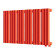Стальной трубчатый радиатор отопления Empatiko Takt R1-712-300 Scarlet Red Стальной трубчатый радиатор отопления Empatiko Takt R1-712-300 Scarlet Red