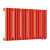 Стальной трубчатый радиатор отопления Empatiko Takt R1-712-300 Scarlet Red