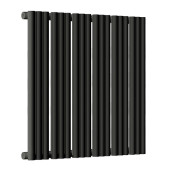 Стальной трубчатый радиатор отопления Empatiko Takt S1-712-500 Coal Black