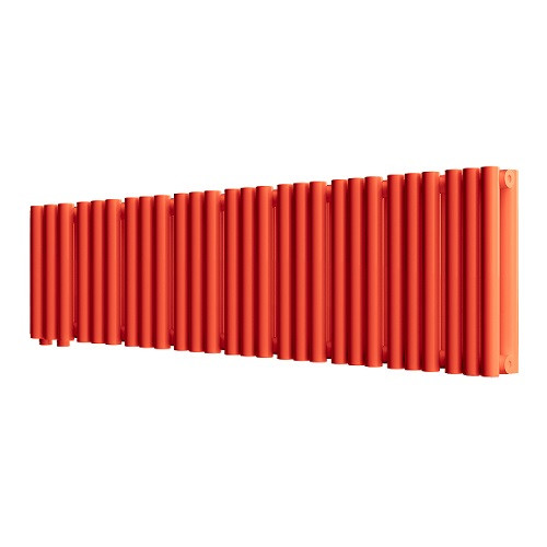 Стальной трубчатый радиатор отопления Empatiko Takt LR2-1072-200 Scarlet Red 