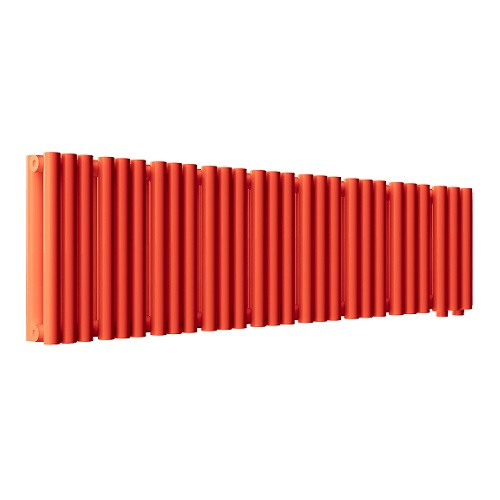 Стальной трубчатый радиатор отопления Empatiko Takt LR2-1072-200 Scarlet Red 
