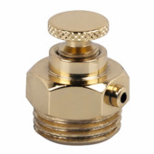 Воздухоотводчик ручной SR Rubinetterie 1/2" "ретро", золото