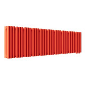 Стальной трубчатый радиатор отопления Empatiko Takt LR2-1192-200 Scarlet Red Стальной трубчатый радиатор отопления Empatiko Takt LR2-1192-200 Scarlet Red