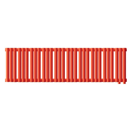 Стальной трубчатый радиатор отопления Empatiko Takt LR2-1192-200 Scarlet Red 