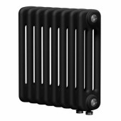 Стальной трубчатый радиатор отопления Rifar Tubog Ventil 3037 DV1 10 секций Антрацит