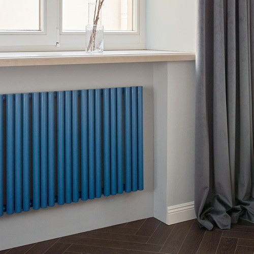 Стальной трубчатый радиатор отопления Empatiko Takt L1-592-500 Evening Blue Стальной трубчатый радиатор отопления Empatiko Takt L1-592-500 Evening Blue