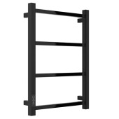 Электрический полотенцесушитель Стилье Формат 26 600х400, левый, матовый чёрный Электрический полотенцесушитель Стилье Формат 26 600х400, левый, матовый чёрный