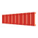 Стальной трубчатый радиатор отопления Empatiko Takt S1-1072-200 Scarlet Red