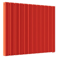 Стальной трубчатый радиатор отопления Empatiko Takt LR2-1552-1750 Scarlet Red