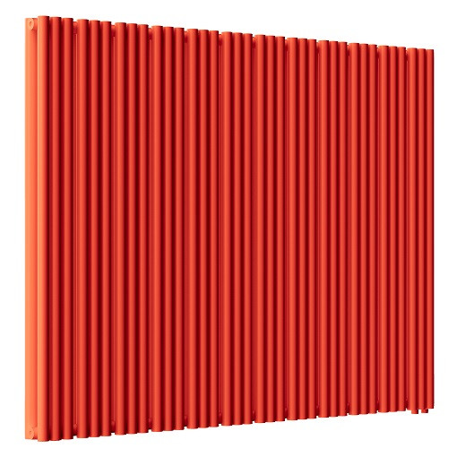 Стальной трубчатый радиатор отопления Empatiko Takt LR2-1552-1750 Scarlet Red