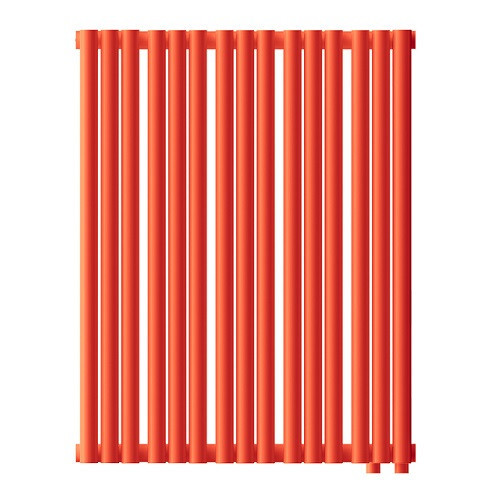 Стальной трубчатый радиатор отопления Empatiko Takt LR2-592-500 Scarlet Red 