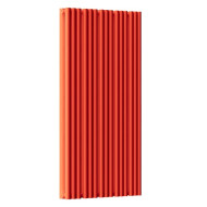 Стальной трубчатый радиатор отопления Empatiko Takt S2-592-1750 Scarlet Red 