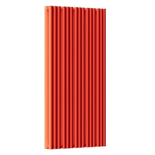 Стальной трубчатый радиатор отопления Empatiko Takt S2-592-1750 Scarlet Red 