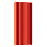 Стальной трубчатый радиатор отопления Empatiko Takt LR2-592-1750 Scarlet Red