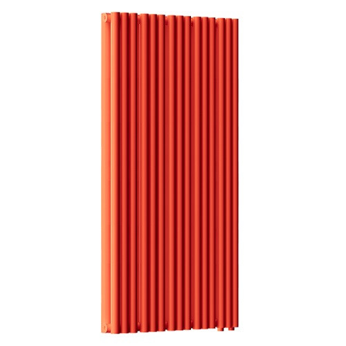 Стальной трубчатый радиатор отопления Empatiko Takt LR2-592-1750 Scarlet Red