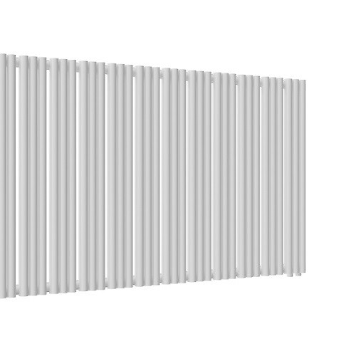 Стальной трубчатый радиатор отопления Empatiko Takt R1-2032-500 Silk White
