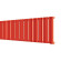 Стальной трубчатый радиатор отопления Empatiko Takt R1-1552-300 Scarlet Red