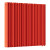 Стальной трубчатый радиатор отопления Empatiko Takt LR2-952-500 Scarlet Red 
