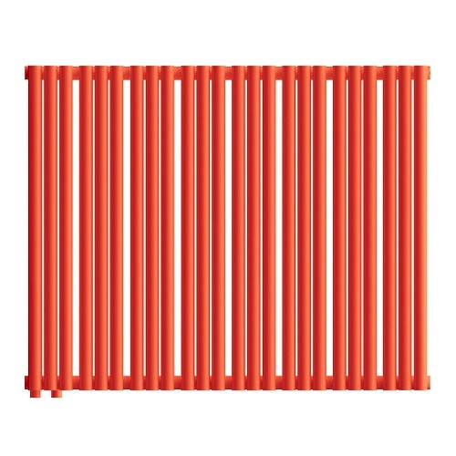Стальной трубчатый радиатор отопления Empatiko Takt LR2-952-500 Scarlet Red 