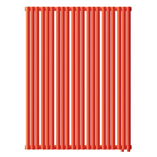 Стальной трубчатый радиатор отопления Empatiko Takt LR2-832-1750 Scarlet Red