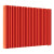 Стальной трубчатый радиатор отопления Empatiko Takt LR2-1072-500 Scarlet Red 