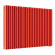 Стальной трубчатый радиатор отопления Empatiko Takt LR2-1072-500 Scarlet Red 