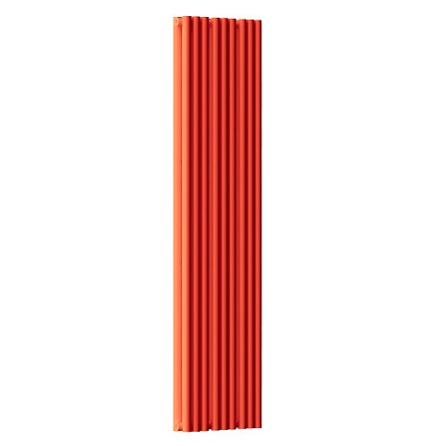 Стальной трубчатый радиатор отопления Empatiko Takt S2-352-2000 Scarlet Red 