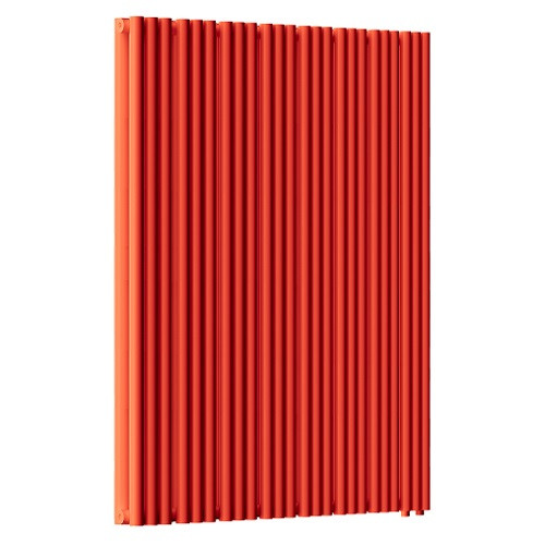 Стальной трубчатый радиатор отопления Empatiko Takt LR2-952-1750 Scarlet Red