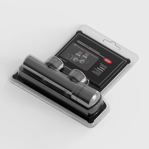 Угловая гарнитура с термостатическим управлением для подключения радиаторов RIFAR (хром)