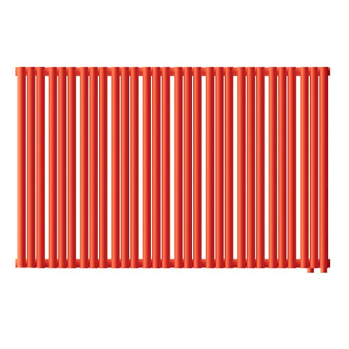 Стальной трубчатый радиатор отопления Empatiko Takt LR2-1192-500 Scarlet Red 